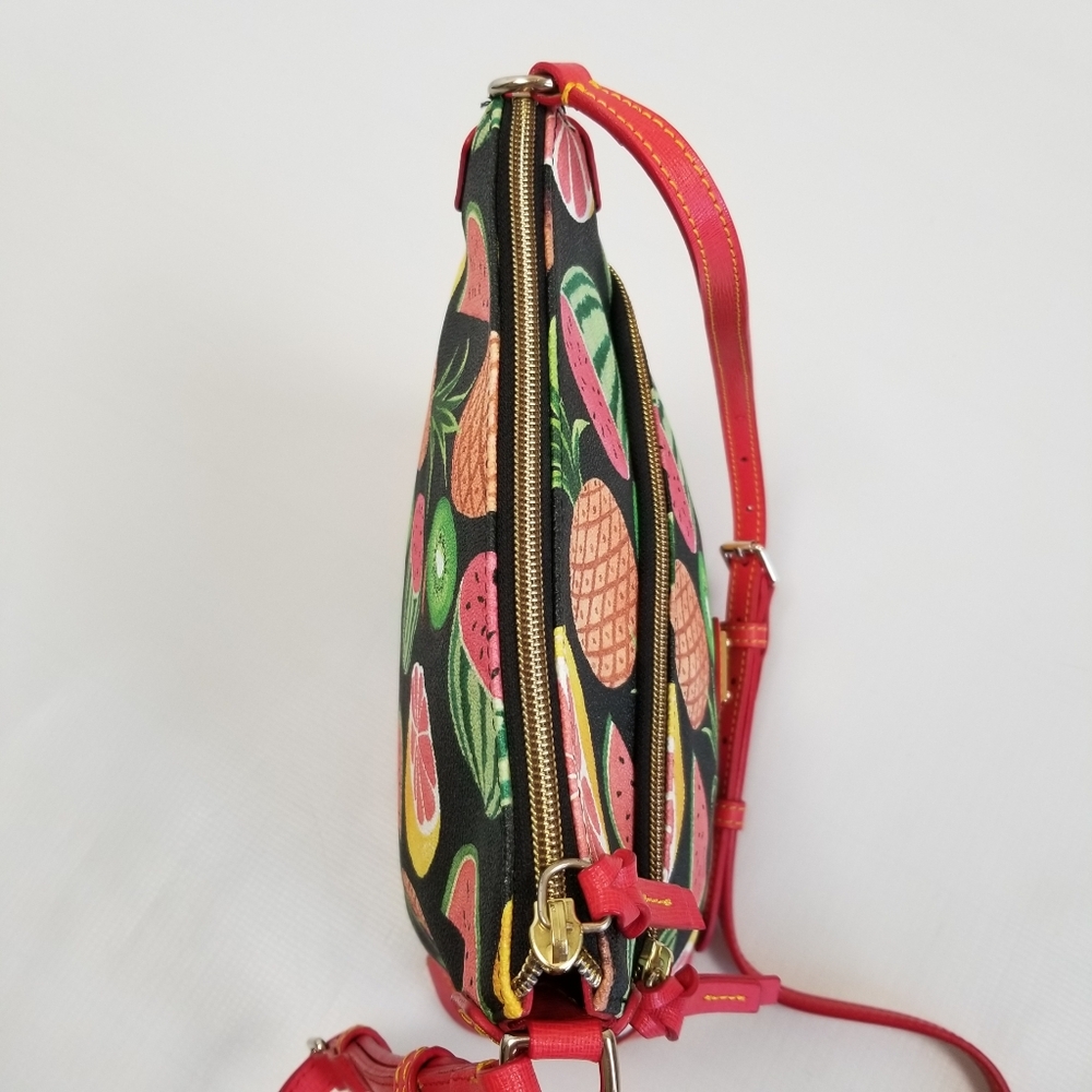 Dooney & Bourke Ambrosia Crossbody Bag Watermelon Grapefruit Pineapple - Picture 4 of 13
